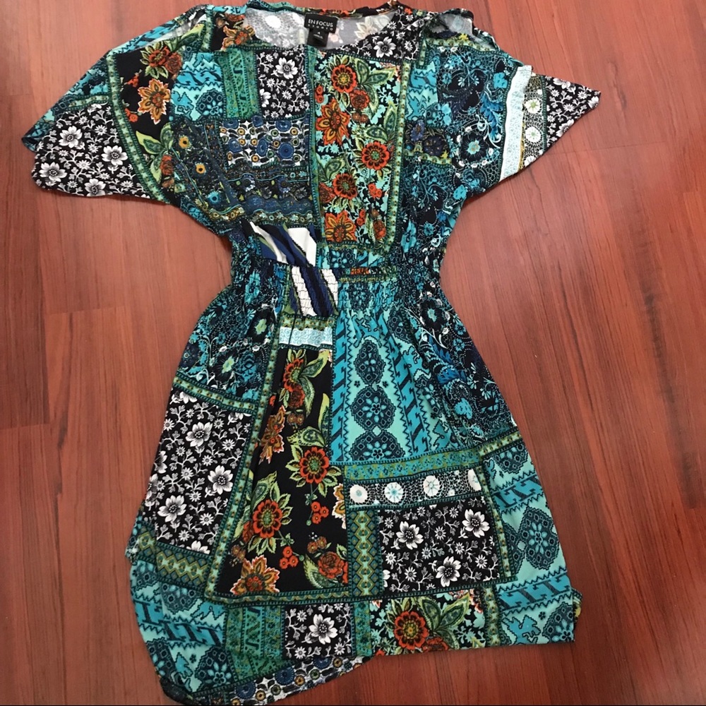 En Focus pattern dress